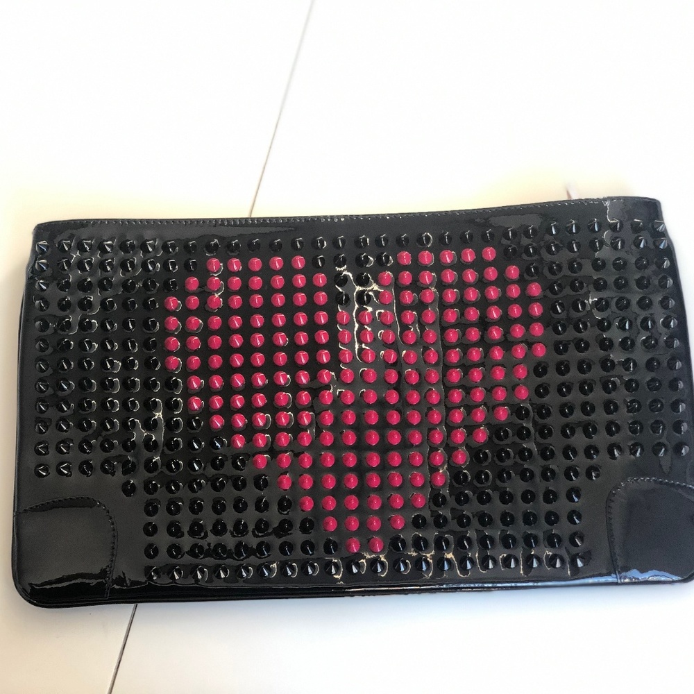 Christian Louboutin Valentines Spike Clutch